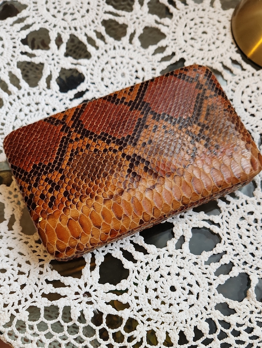 Large Snakeskin Pattern  Wallet